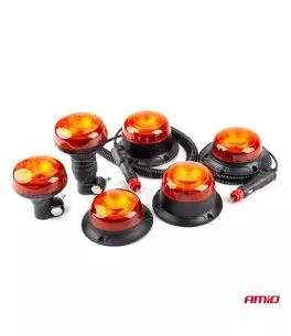 ΦΑΡΟΣ LED MINI FLAT 12/24V 18SMD IP56 ΠΟΡΤΟΚΑΛΙ ΒΙΔΩΤΟΣ 113x47mm AMIO -1 ΤΕΜ. 