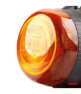 ΦΑΡΟΣ LED MINI 12/24V 18SMD IP56 ΠΟΡΤΟΚΑΛΙ ΜΑΓΝΗΤΙΚΟΣ/ΒΙΔΩΤΟΣ ΜΕ ΦΙΣ ΑΝΑΠΤΗΡΑ 113x69mm AMIO -1 ΤΕΜ. 