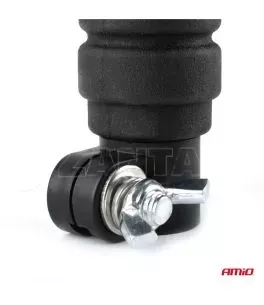 ΦΑΡΟΣ ΠΕΡΙΣΤΡΕΦΟΜΕΝΟΣ LED MINI 12/24V 18SMD ΕΛΑΣΤΙΚΟΣ ΒΙΔΩΤΟΣ ΠΟΡΤΟΚΑΛΙ 138x86mm AMIO -1 ΤΕΜ. 