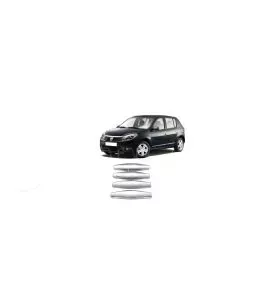 ΧΕΡΟΥΛΙΑ ΠΟΡΤΑΣ ΓΙΑ DACIA SANDERO 1 5D 2007-2013  ΧΡΩΜΙΟ ΜΕΤΑΛΛΙΚΑ 4ΤΕΜ. 