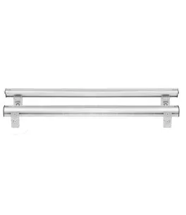 ΒΑΣΕΙΣ ΣΤΗΡΙΞΗΣ ΑΛΟΥΜΙΝΙΟΥ TBR FIXING PROFILE KIT M 116,6 cm ΣΕ ΑΣΗΜΙ ΧΡΩΜΑ ΜΕ ΥΠΟΔΟΧΕΣ T-SYSTEM ΓΙΑ ΜΠΑΡΕΣ TBR ΚΑΡΟΤΣΑΣ ΣΕ PICK 