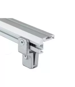 ΒΑΣΕΙΣ ΣΤΗΡΙΞΗΣ ΑΛΟΥΜΙΝΙΟΥ TBR FIXING PROFILE KIT M 116,6 cm ΣΕ ΑΣΗΜΙ ΧΡΩΜΑ ΜΕ ΥΠΟΔΟΧΕΣ T-SYSTEM ΓΙΑ ΜΠΑΡΕΣ TBR ΚΑΡΟΤΣΑΣ ΣΕ PICK 