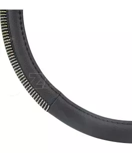 ΚΑΛΥΜΜΑ ΤΙΜΟΝΙΟΥ 37-39cm SWC-44-M ΜΑΥΡΟ ΜΕ STRASS  AMIO - 1 ΤΕΜ. 