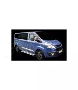 ΚΑΠΑΚΙΑ ΚΑΘΡΕΠΤΗ ΧΡΩΜΙΟΥ ΜΕΤΑΛΛΙΚΑ ΓΙΑ FORD TOURNEO CUSTOM C-CERIES COURIER 2012+ ΧΡΩΜΙΟ 