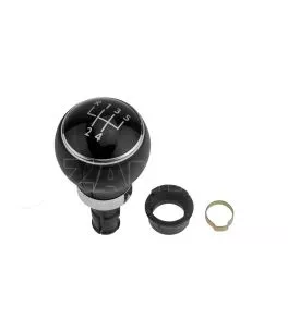 ΠΟΜΟΛΟ ΤΑΧΥΤΗΤΩΝ ΜΑΡΚΕ ΓΙΑ VW GOLF 5 2003+ / GOLF 6 2008+ / GOLF PLUS 2005+ / JETTA 2006+ ΔΕΡΜΑΤΙΝΟ ΜΕ ΕΝΔΕΙΞΗ 5 ΤΑΧΥΤΗΤΩΝ 