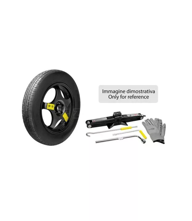 ΡΕΖΕΡΒΑ ΑΛΟΥΜΙΝΙΟΥ 145/80-18 ΚΑΡΕ 5x112 ΚΕΝΤΡΟ 66,6mm NO STOP ΚΙΤ ΜΕ ΓΡΥΛΟ, ΜΠΟΥΛΟΝΟΚΛΕΙΔΟ & ΤΣΑΝΤΑ LAMPA - 1 ΤΕΜ.