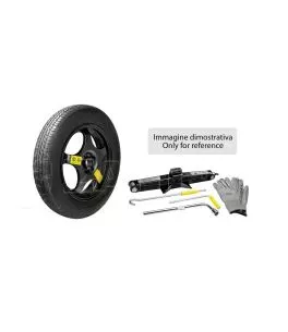 ΡΕΖΕΡΒΑ ΣΙΔΕΡΕΝΙΑ 155/80-19 ΚΑΡΕ 5x112 ΚΕΝΤΡΟ 66,6mm NO STOP ΚΙΤ ΜΕ ΓΡΥΛΟ+ΜΠΟΥΛΟΝΟΚΛΕΙΔΟ+ΤΣΑΝΤΑ