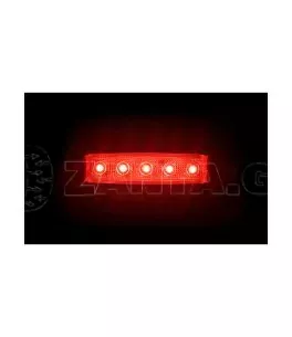 ΦΩΣ ΟΓΚΟΥ 12/24V 5xSMD LED ΚΟΚΚΙΝΟ 96x20mm ΜΕ ΕΓΚΡΙΣΗ ΤΥΠΟΥ R7/R10  LAMPA - 1 TEM. 