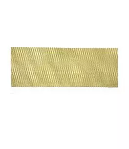 ΣΙΤΑ ΑΛΟΥΜΙΝΙΟΥ ΚΙΤΡΙΝΗ 125x30cm ΤΡΥΠΑ 1,1x0,6cm ΠΑΧΟΣ 0,2cm​ - 1 ΤΕΜ. 