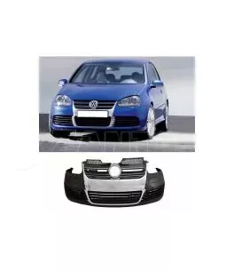 Μπροστινός Προφυλακτήρας Για VW Golf V (5) 03-08 / Jetta 05-10 R32 Look Με Μάσκα Χρωμίου 