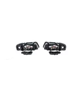 Μπροστινά Φανάρια Set Για Audi A3 8L 00-03 Projectors Μαύρα H1/H7 Depo 