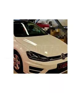 Μπροστινά Φανάρια Set Για Vw Golf VII (7) 12-17 DRL Full Led Halogen Version Black LEDHL103-BK Osram Ledriving 