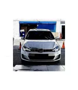Μπροστινά Φανάρια Set Για Vw Golf VII (7) 12-17 DRL Full Led Halogen Version Black LEDHL103-BK Osram Ledriving 