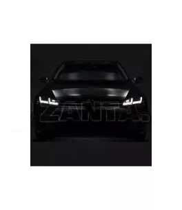 Μπροστινά Φανάρια Set Για Vw Golf VII (7) 12-17 DRL Full Led Halogen Version Black LEDHL103-BK Osram Ledriving 
