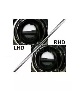 Μπροστινά Φανάρια Set Για Vw Golf IV (4) 97-03 Angel Eyes Μαύρα H7/H7/H3 Depo 