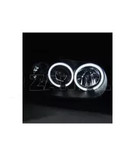 Μπροστινά Φανάρια Set Για Vw Golf IV (4) 97-03 ccfl Angel Eyes Μαύρα H7/H1/H3  Sonar 