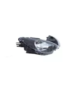 Μπροστινά Φανάρια Set Για Peugeot 206 98-13 Μαύρα Η7/Η7 Depo 