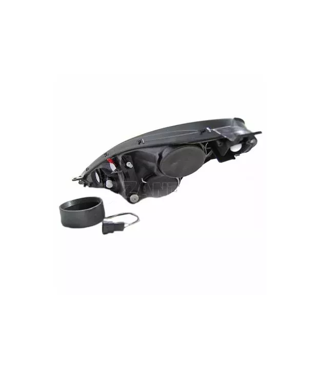 Μπροστινά Φανάρια Set Για Toyota Celica T230 99-05 Angel Eyes & Led Μαύρα H7/H1 Manual Eagle Eyes
