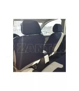 Καλύμματα Υφασμάτινα Super Sport All In One Μαύρο/Γκρι Σετ Εμπρός-Πίσω 11 Τεμάχια 