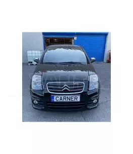 Μπροστινά Φανάρια Set Για Citroen C2 04-10 Angel Eyes & Led Μαύρα H1/H1 Manual JunYan 