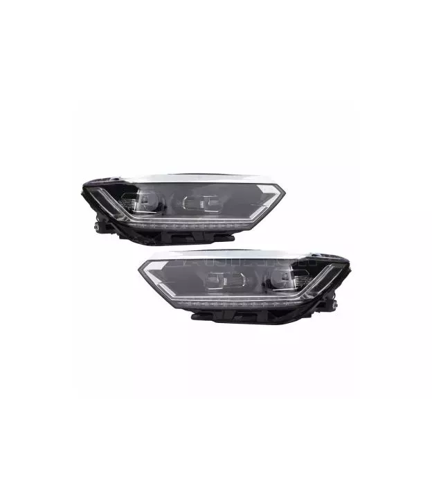 Μπροστινά Φανάρια Set Για Vw Passat B8 15+ DRL Led Matrix & Led Signal Dynamic R-Line Look Full Led Με Μοτέρ Carner
