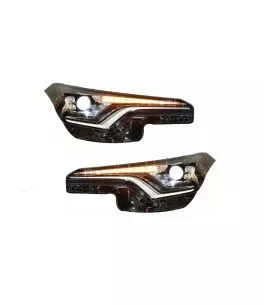 Μπροστινά Φανάρια Set Για Toyota C-HR 16+ DRL Full Led & Led Signal With Motor Carner 