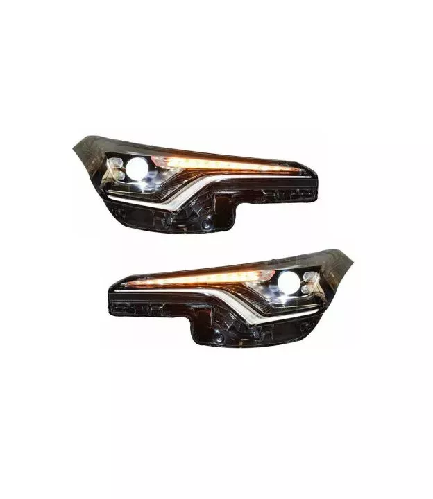 Μπροστινά Φανάρια Set Για Toyota C-HR 16+ DRL Full Led & Led Signal With Motor Carner
