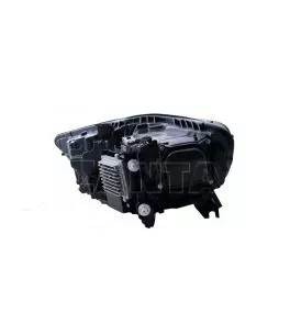 Μπροστινά Φανάρια Set Για Audi A6 4G C7 11-18 DRL Full Led Matrix Design & Dynamic Φλας Μαύρα Με Μοτέρ Carner 