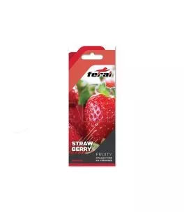 Αρωματικό Αυτοκινήτου Κρεμαστό Feral Fruity Collection Φράουλα 