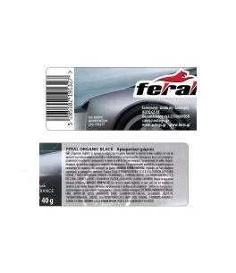 Αρωματικό Αυτοκινήτου Κονσέρβα Feral Black 40GR 