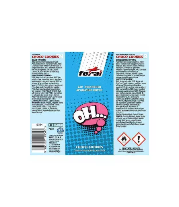 Αρωματικό Αυτοκινήτου Spray Feral Speech Collection OH 70ml