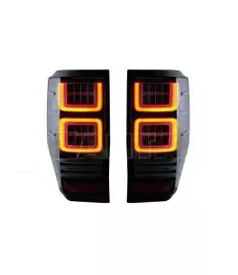 Πισινά Φανάρια Set Για Ford Ranger 12-18 Led Bar Dynamic Φιμέ Full Led VLand 