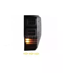 Πισινά Φανάρια Set Για Ford Ranger 12-18 Led Bar Dynamic Φιμέ Full Led VLand 