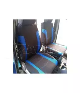 Καλύμματα Υφασμάτινα Sport All In One Μαύρο-Μπλε Ζευγάρι 4 Τεμάχια 