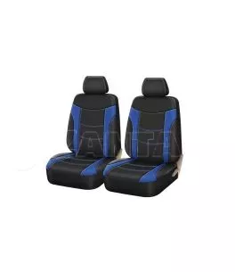 Καλύμματα Υφασμάτινα Sport All In One Μαύρο-Μπλε Ζευγάρι 4 Τεμάχια 