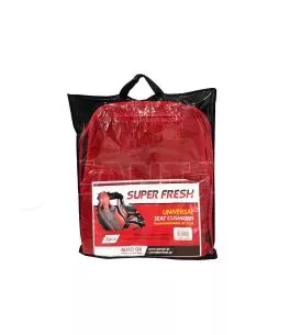 Πλατοκαθίσματα Μπροστινά Πετσέτα Super Fresh Κόκκινο 2 Τεμάχια 