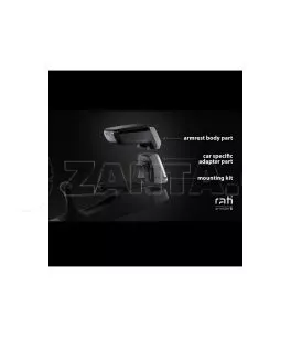 Κονσόλα Χειροφρένου Τεμπέλης Armster S Για Ford Courier 2014+ Μαύρο Χρώμα 