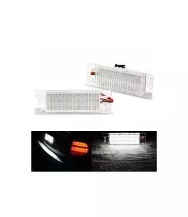 Led Φαναράκια Πινακίδας Για Opel Astra H 04-09 , Zafira B 05-14,  Corsa D 06-11 Χωρίς Canbus Ζευγάρι 2 Τεμάχια 