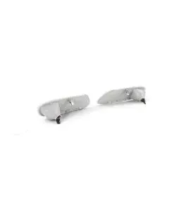 Πλαϊνά Φλας Φτερού Για Mini Cooper F56 13+ Union Jack Flag Blue Led White 2 Τεμάχια 