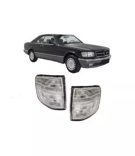Μπροστινά Φλας Για Mercedes-Benz S-Class W126 2D 81-914 2D 2 Τεμάχια Depo 