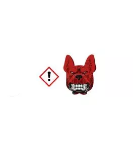 Αρωματικό Αυτοκινήτου Κρεμαστό Angry Dogs Pitbull Aroma Με Άρωμα Black 