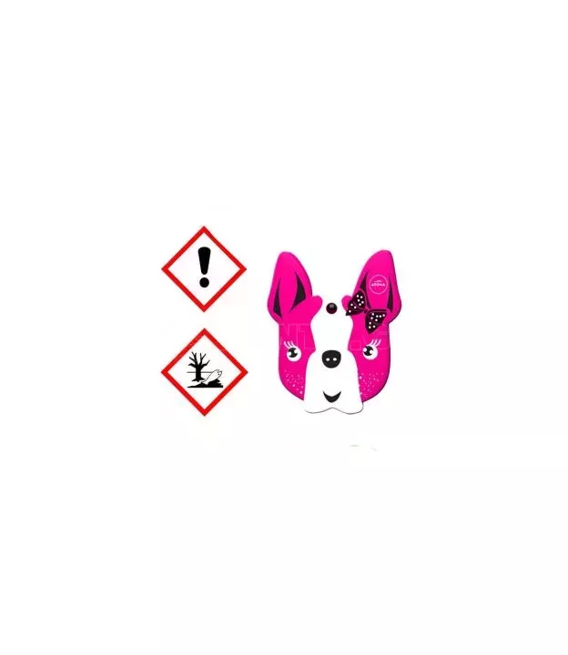 Αρωματικό Αυτοκινήτου Κρεμαστό Dog Aroma Με Άρωμα Τσιχλόφουσκα