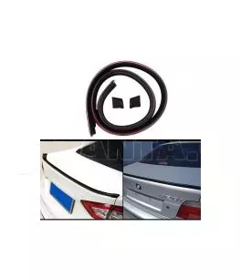 Αεροτομή Πορτ Παγκάζ Universal Lipspoiler Μαύρη 145x3.4cm Από Abs Πλαστικό (Soft) 