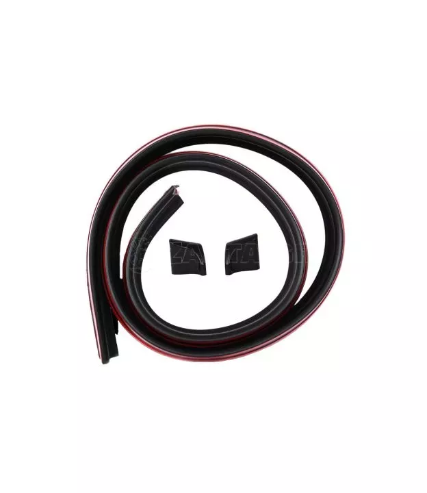 Αεροτομή Πορτ Παγκάζ Universal Lipspoiler Μαύρη 145x3.4cm Από Abs Πλαστικό (Soft)