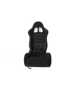 Καθίσματα Bucket Apollo Sport Ύφασμα Μαύρο Με Άσπρες Ραφές Ζευγάρι 2 Τεμαχίων 