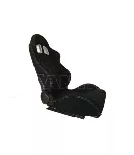 Καθίσματα Bucket Apollo Sport Ύφασμα Μαύρο Με Άσπρες Ραφές Ζευγάρι 2 Τεμαχίων 
