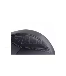 Καθίσματα Bucket Apollo Sport Δερματίνη Μαύρο Με Άσπρες Ραφές Ζευγάρι 2 Τεμαχίων 