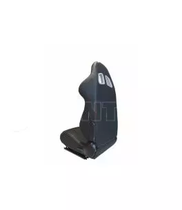 Καθίσματα Bucket Apollo Sport Δερματίνη Μαύρο Με Άσπρες Ραφές Ζευγάρι 2 Τεμαχίων 