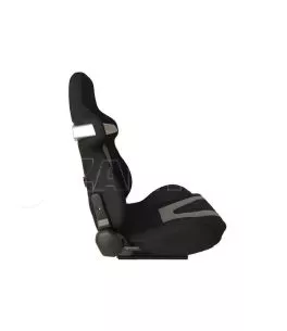 Καθίσματα Bucket GT-Sport Ύφασμα Μαύρο Γκρι Ζευγάρι 2 Τεμαχίων 
