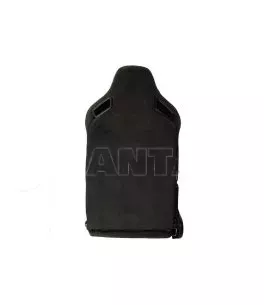 Καθίσματα Bucket R8 Suede Alcantara Μαύρο Με Κόκκινες Ραφές Και Carner Logo Ζευγάρι 2 Τεμαχίων 